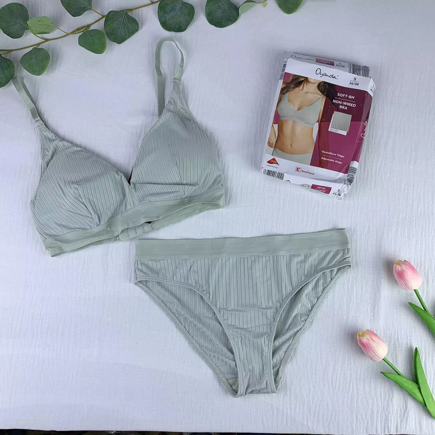 Cotton bra & panty set from kaufland   Size small 4