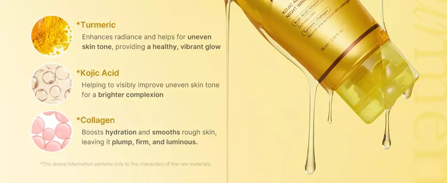 Medicube - Kojic Acid Turmeric Night Wrapping Mask hover image