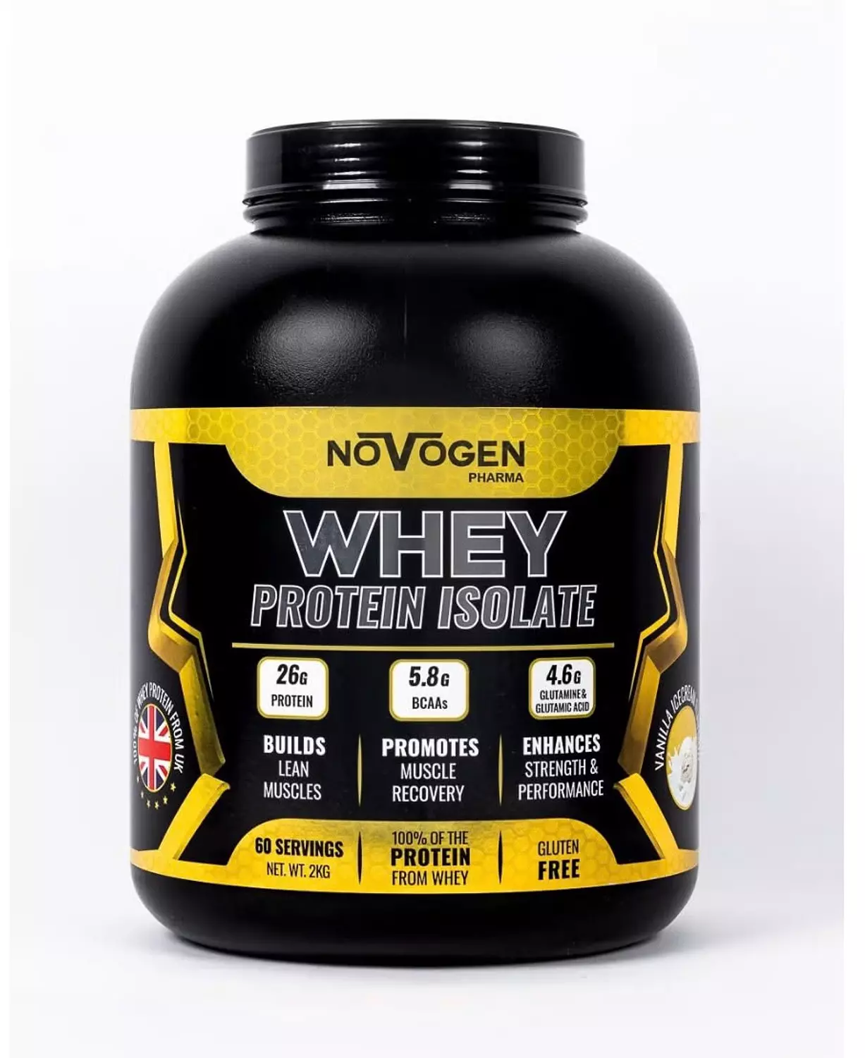 Novogen Pharma - Whey Isolate - 2,1 kg - 60 Serv - 26 g Protein image