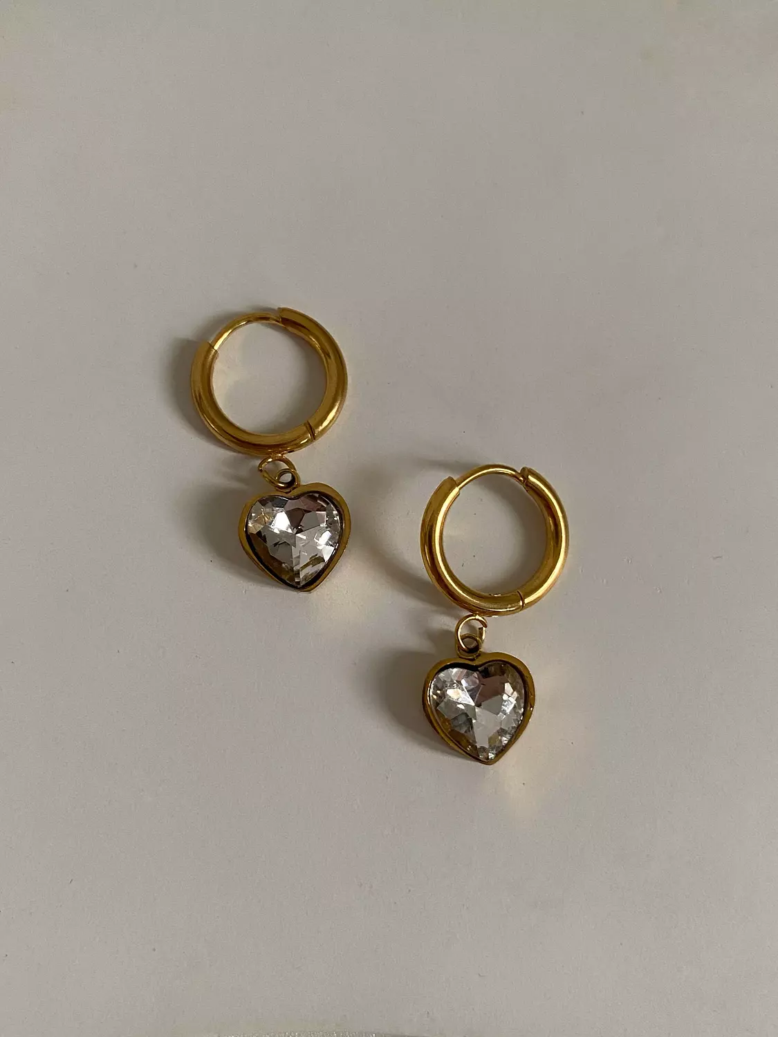 Heart Dangle Earrings image