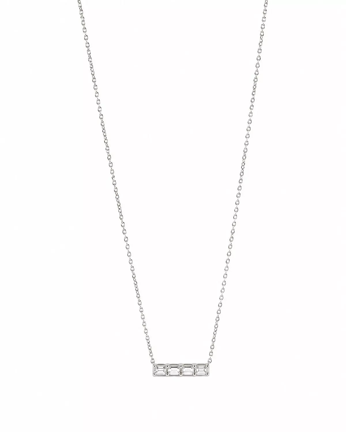 Silver Necklace Daimond 1