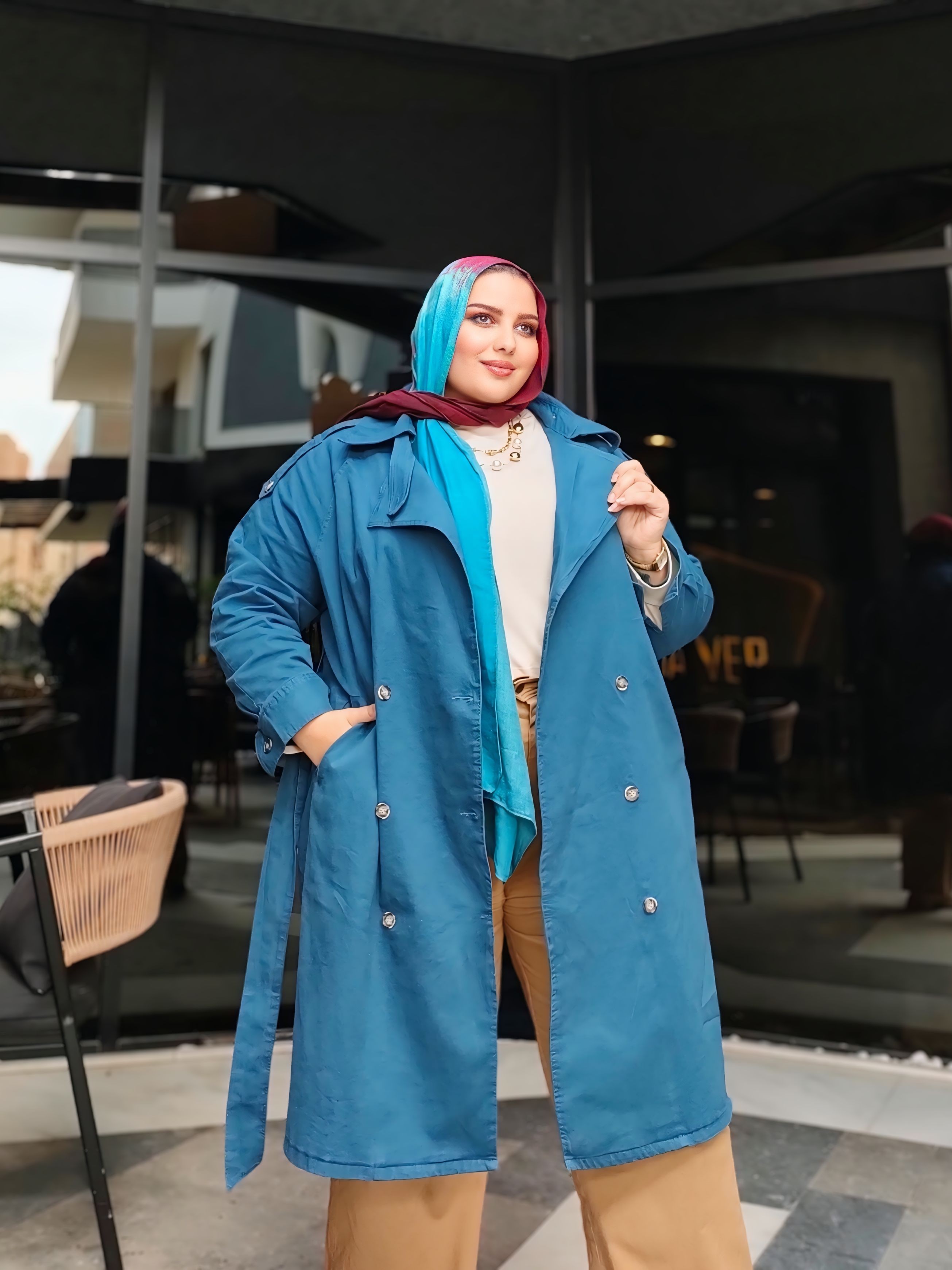 <h3 style="text-align: center"><span style="color: #6F3D94FF">Trench Coat</span></h3>