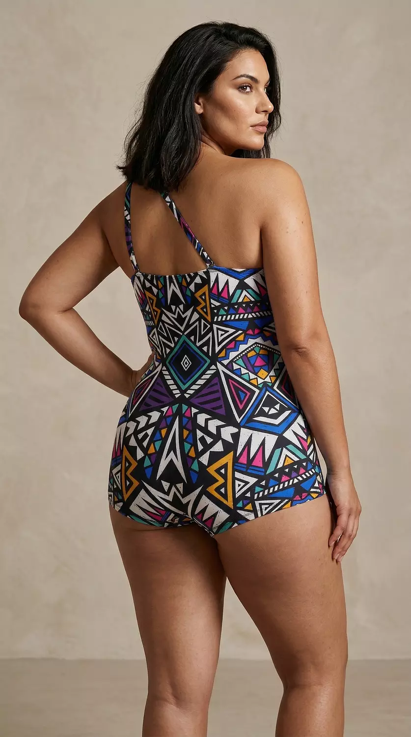 Tribal Keyhole One Shoulder 3