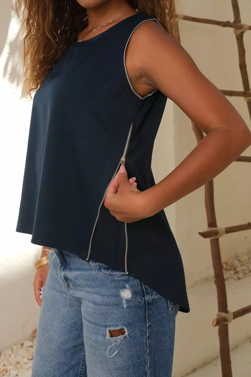 Gabardin Blouse 5