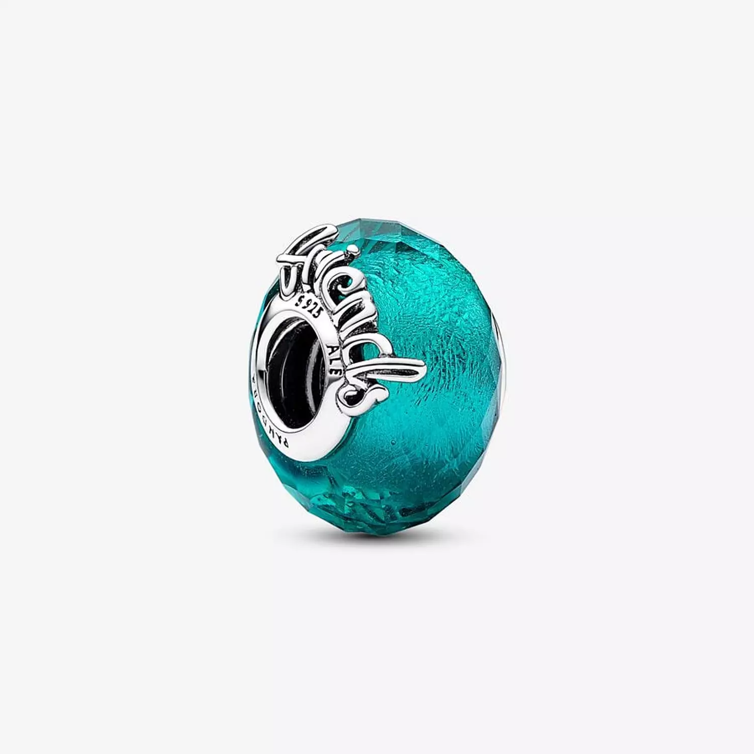 Faceted Murano Glass Friendship Charm image