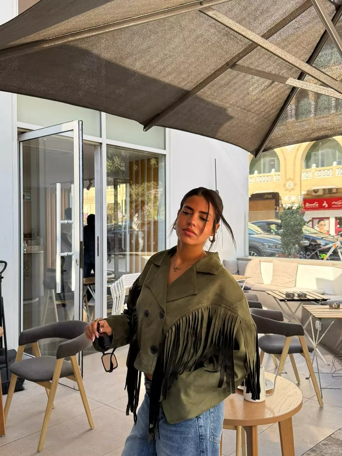 Fringed suede winter jacket  5