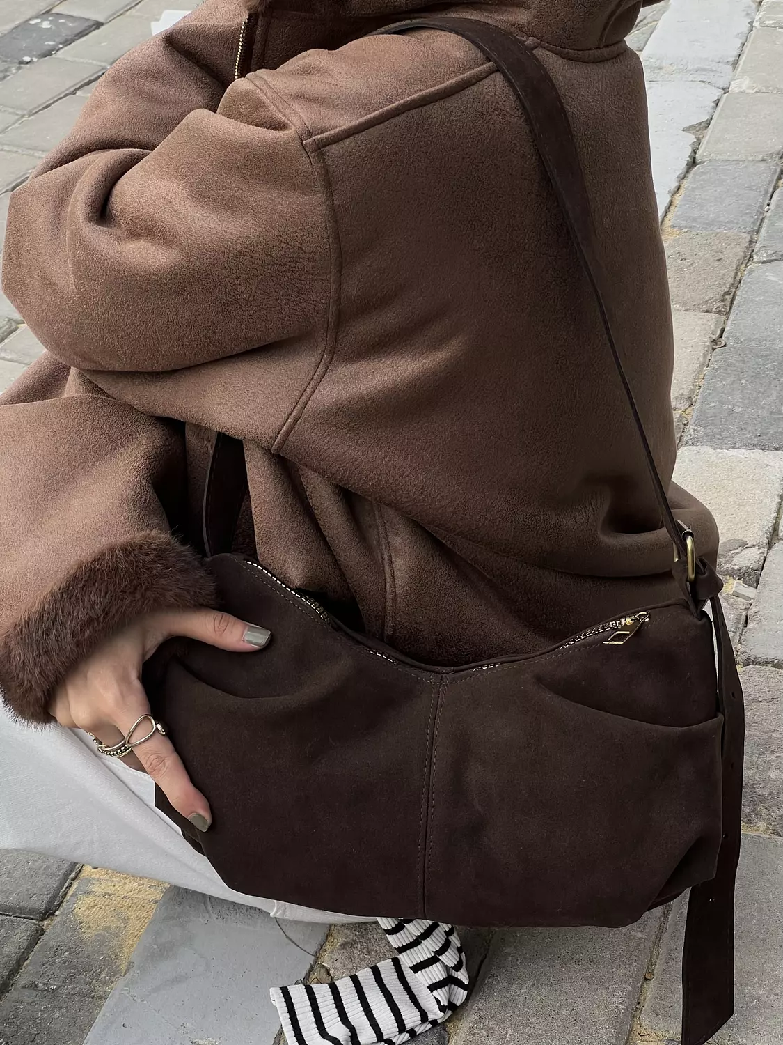 Evelina handbag - Dark brown  2