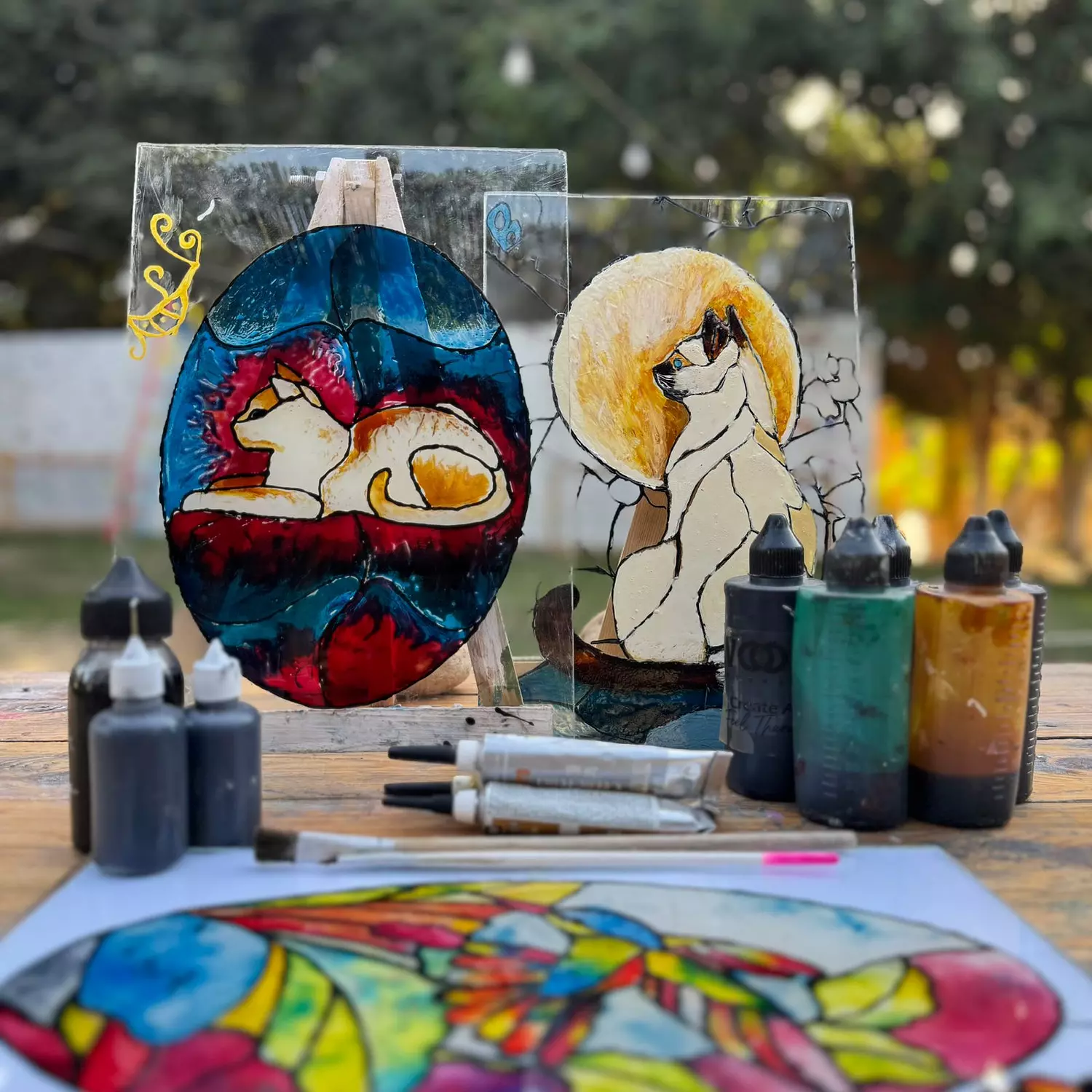 Glass painting workshop  image