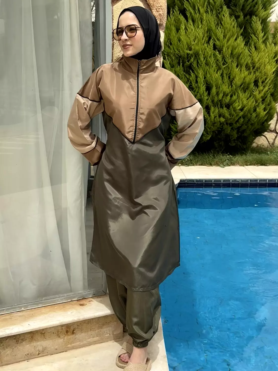 Burkini - Code 104 |  Beige & Café 2