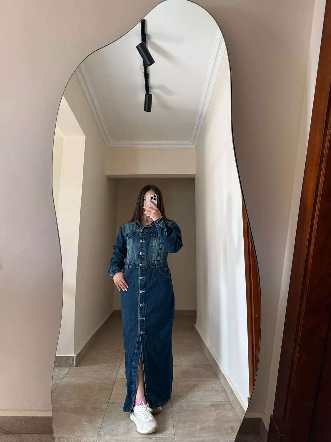 Denim Dress Dark Blue 2