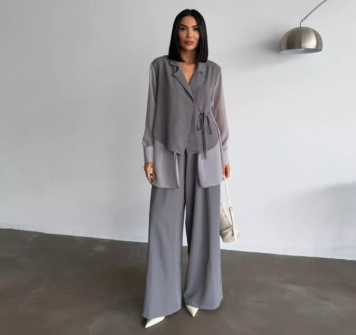 Set Chiffon Back & Sleeves 1