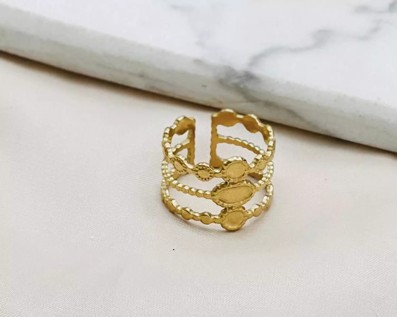Stainless Steel Ring -3 Layers image