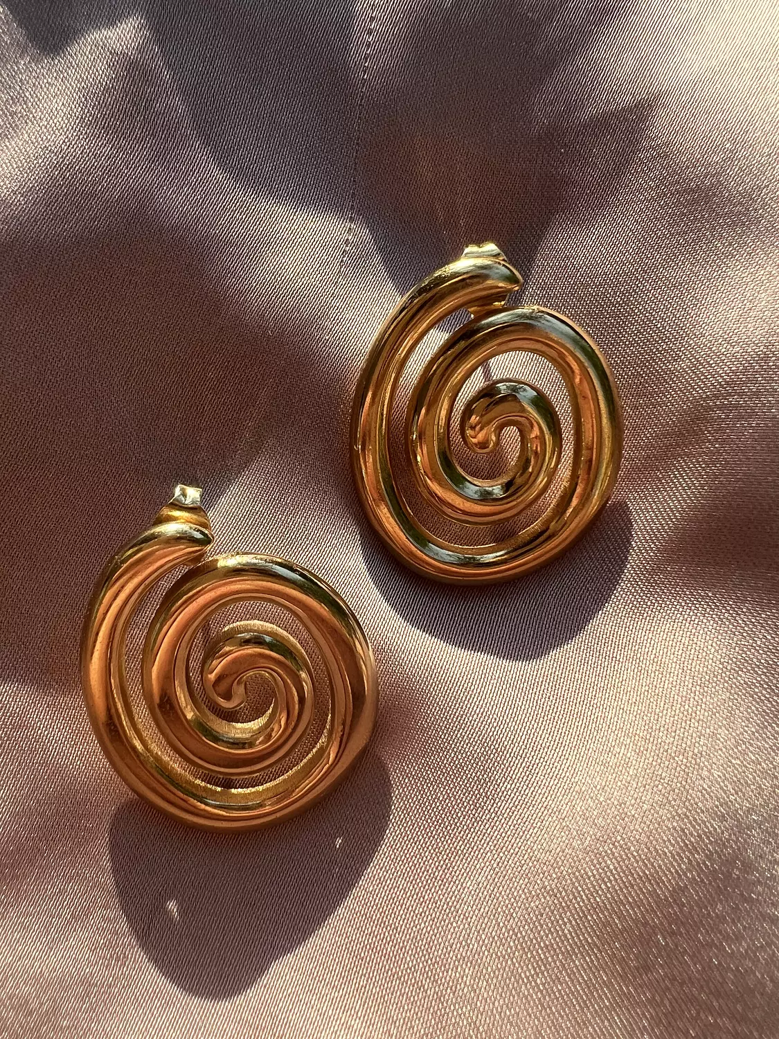 Spiral Earrings - Stainless steel   image