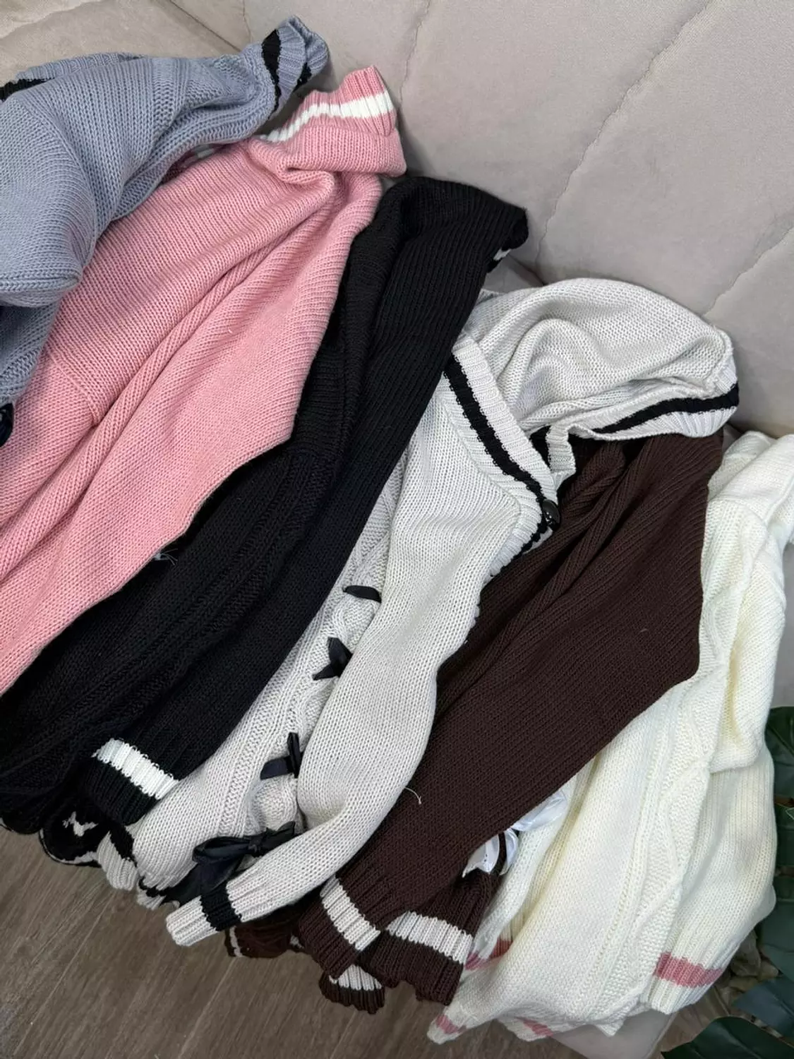 buttoned Wool Sweater  2