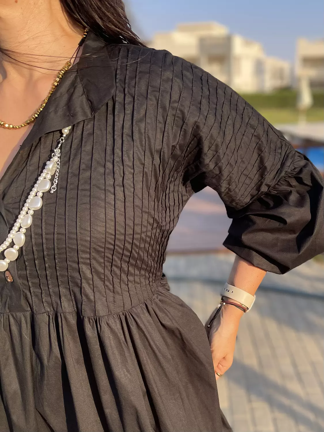 Serene poplin dress 6