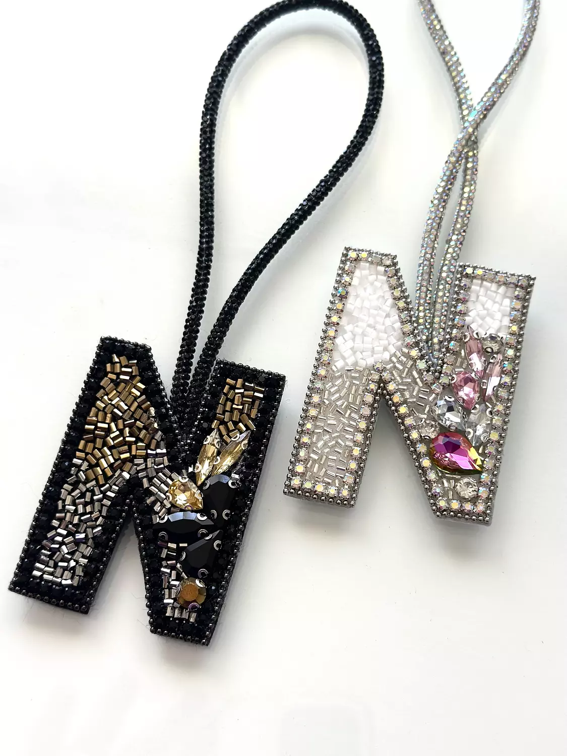 Letter bag charm  5
