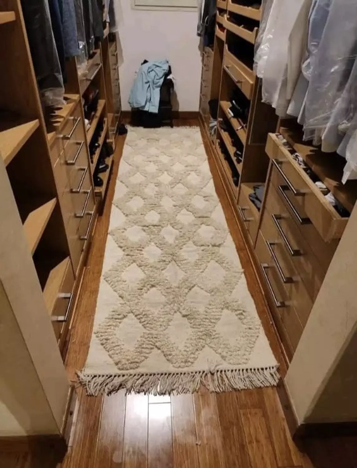 Shaggy Biege Kilim Hallway image