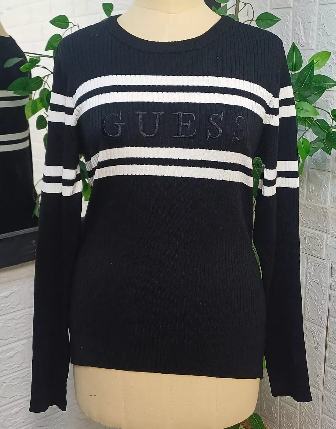 GUESS Women's Striped Sweater image