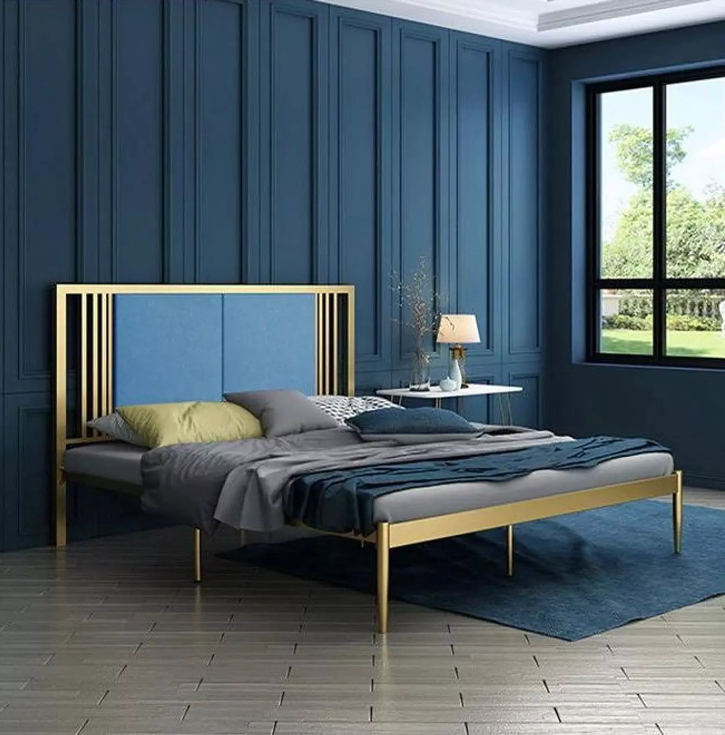 Modern Steel Bed image