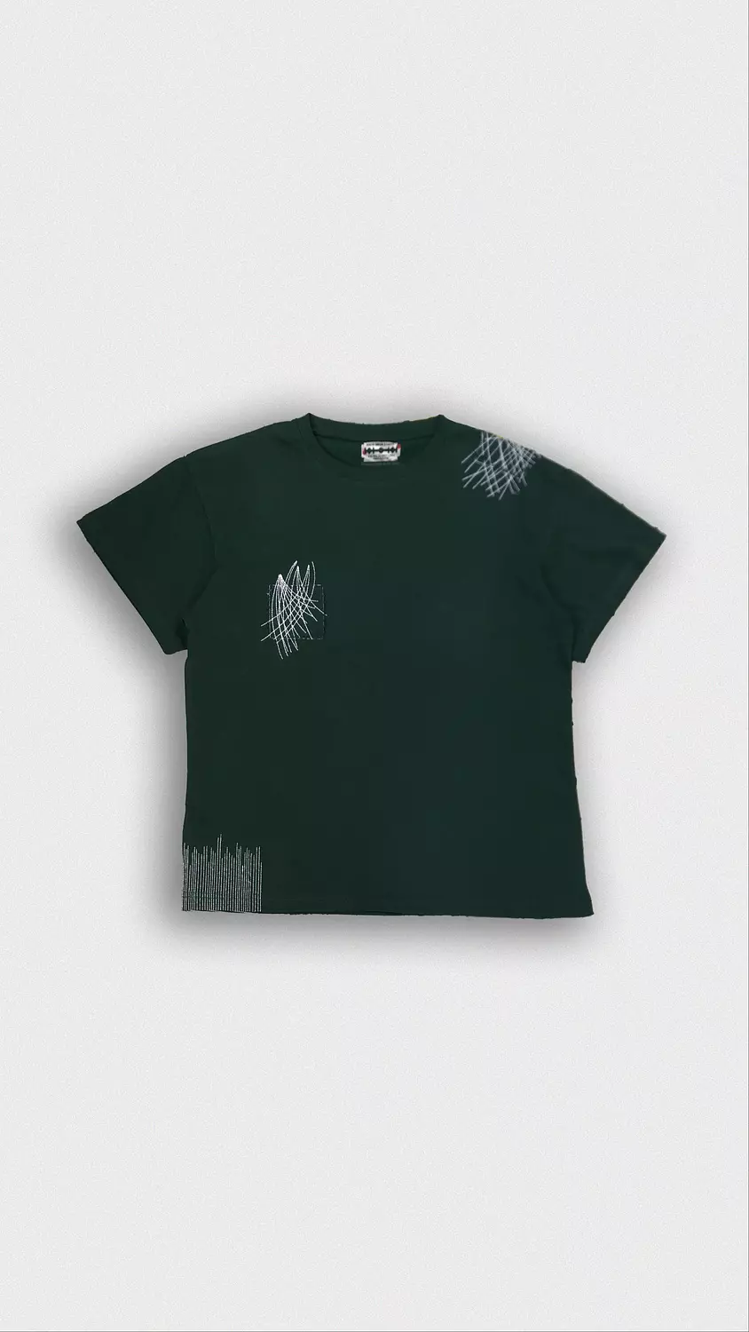 LA OCEAN GREEN BOXY TEE 6