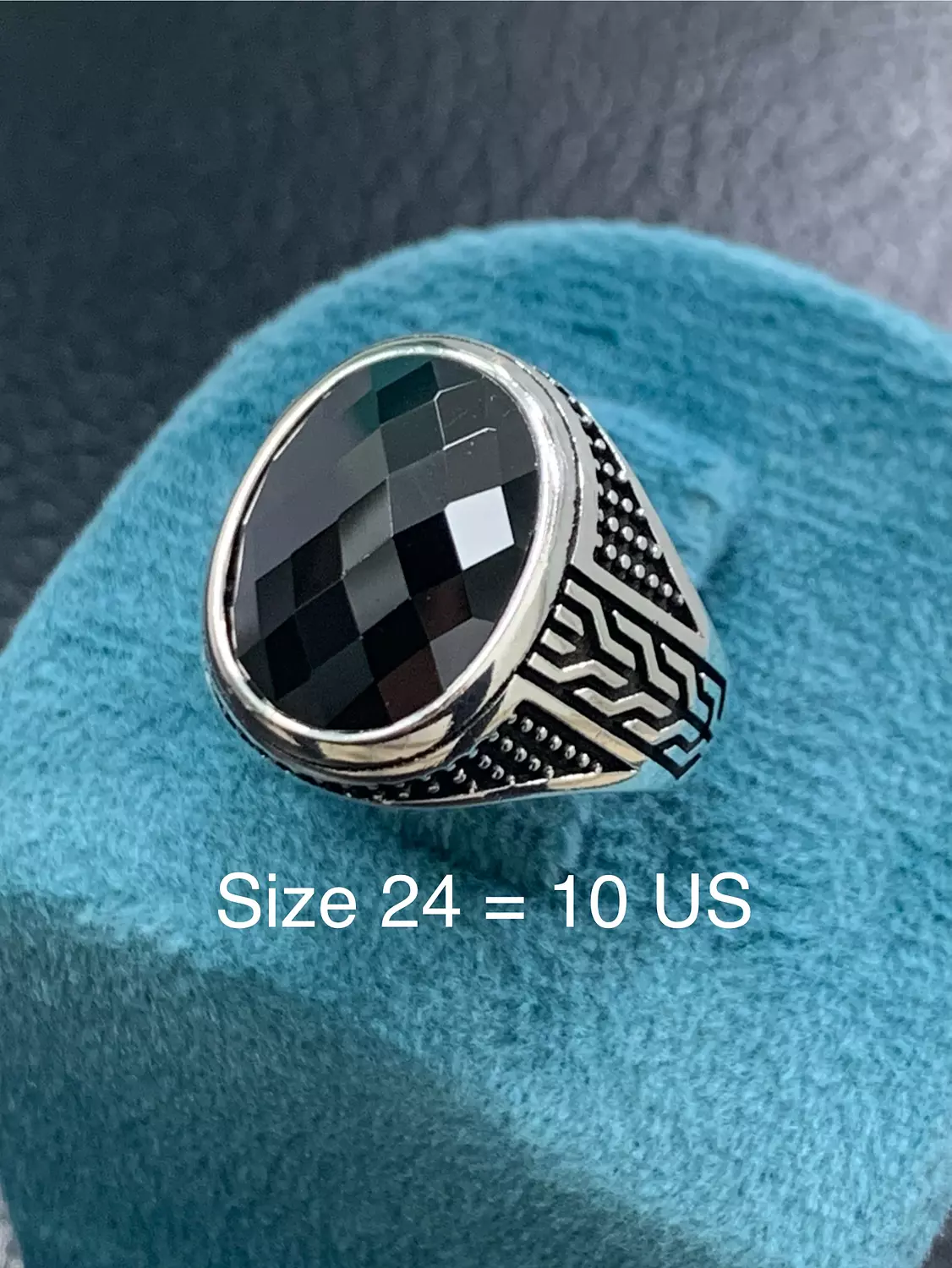 Black zercon ring image