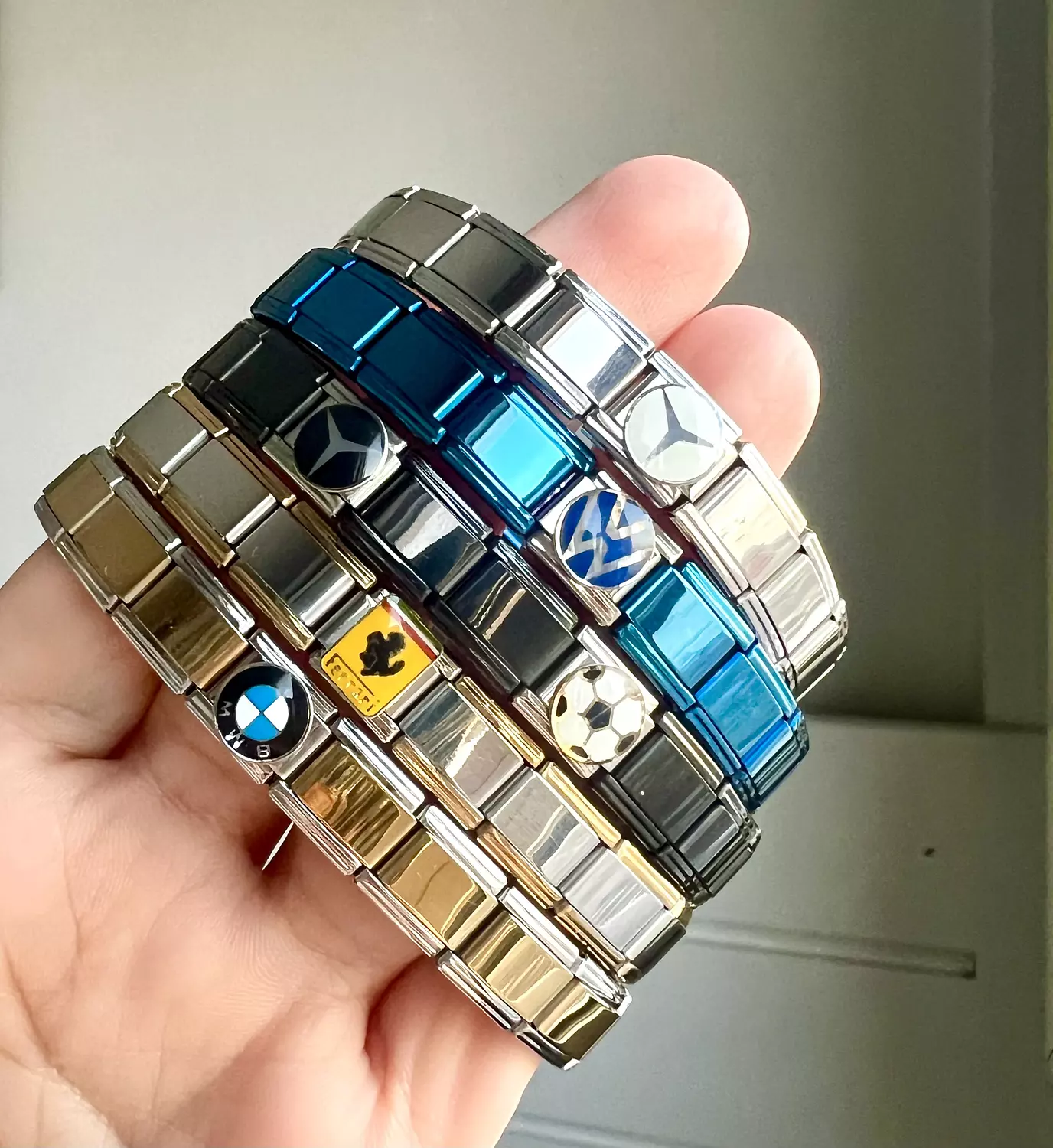Italian bracelets for men with charm  image