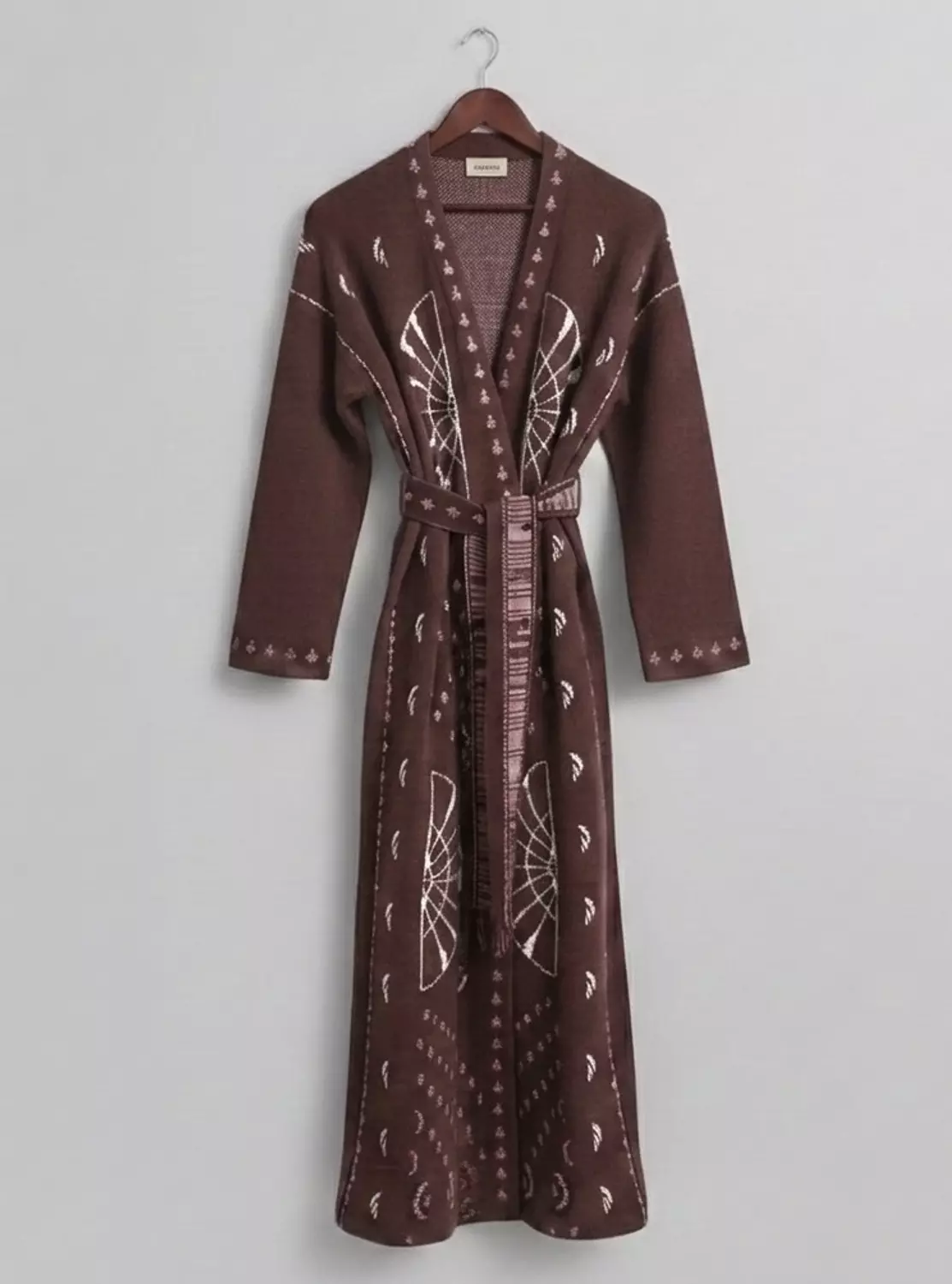 Mocha Luna Knitted Cardigan image