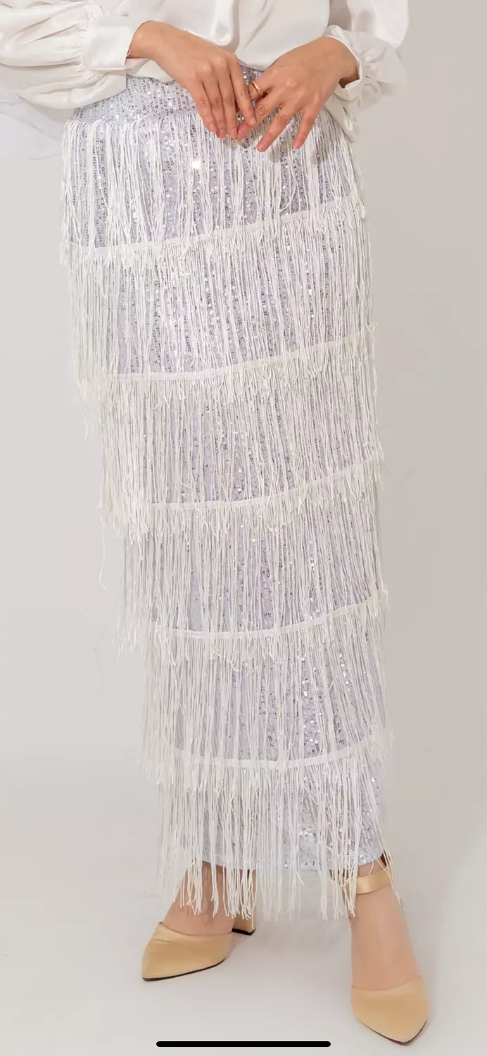 Silver Payette Skirt  2