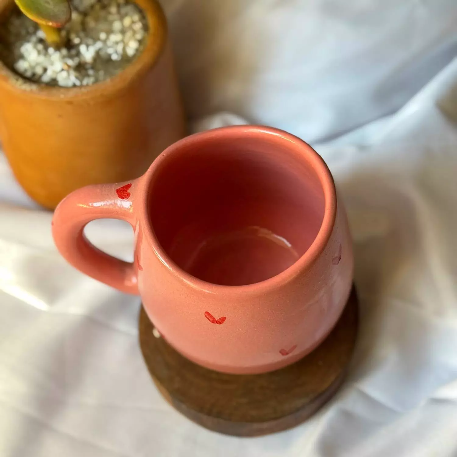 Pink Hearts mug 1