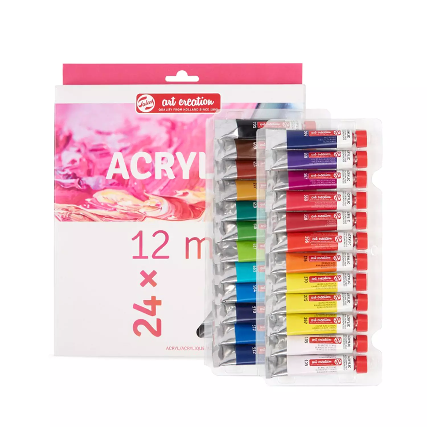 Talens Art Creation Acrylic Set - 24 Colors - 12ml image