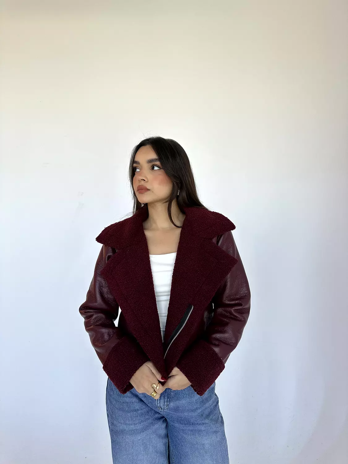 Teddy Leather Jacket image