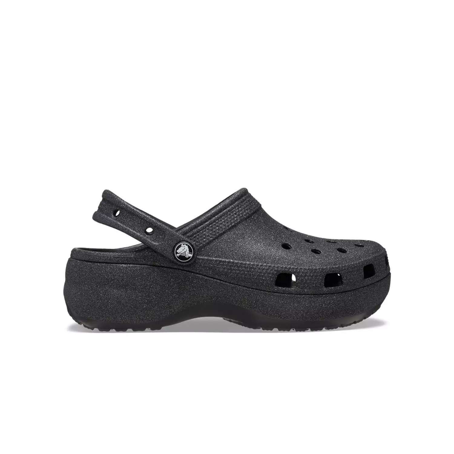 Crocs Glitter Platform Black image