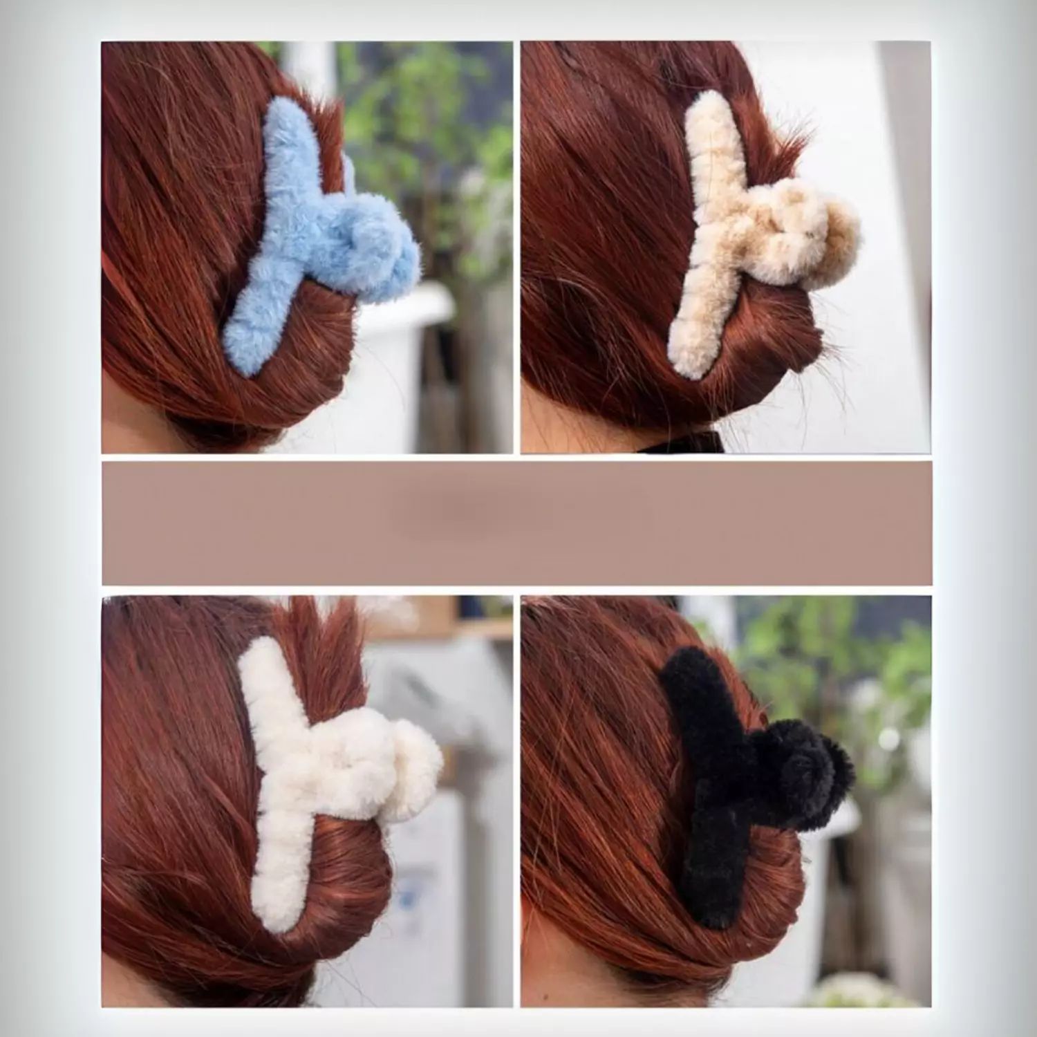Fuzzy Furry 1 Pc Claw Clip 3