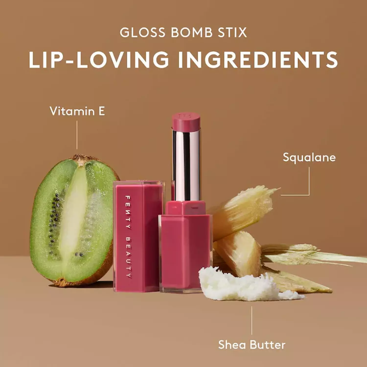 Fenty Beauty by Rihanna Gloss Bomb Stix High-Shine Gloss Stick hot chocolate 4