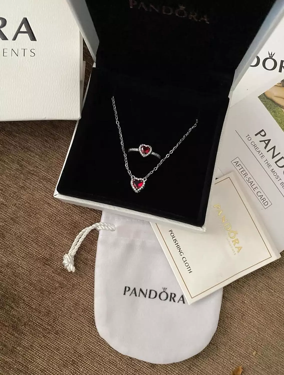 PANDORA SET NECKLACE & RING image