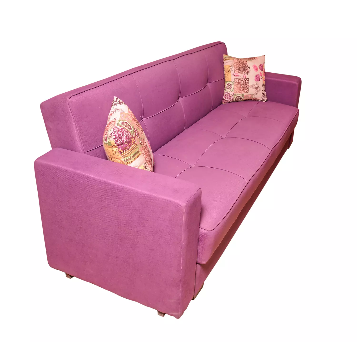 C34 Sofa bed with Turkish springs, gray fabric hover image