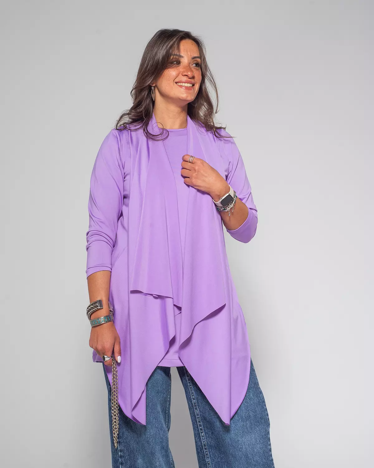 Drift lines top (lavander) 4