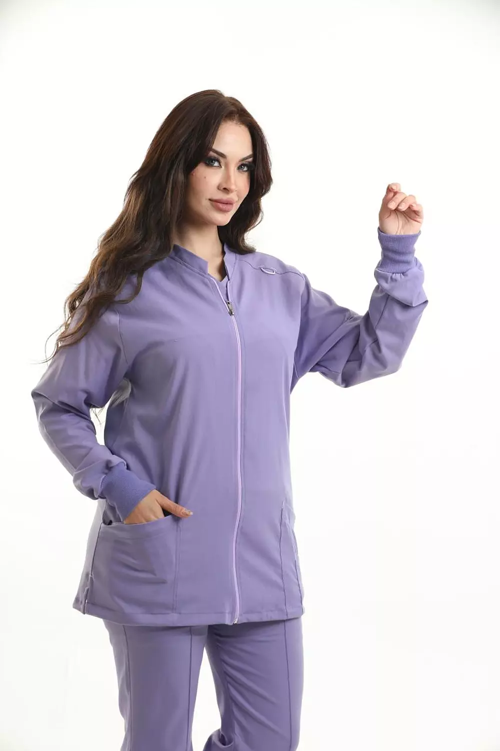 Violet New Flexi Lab Coat 2