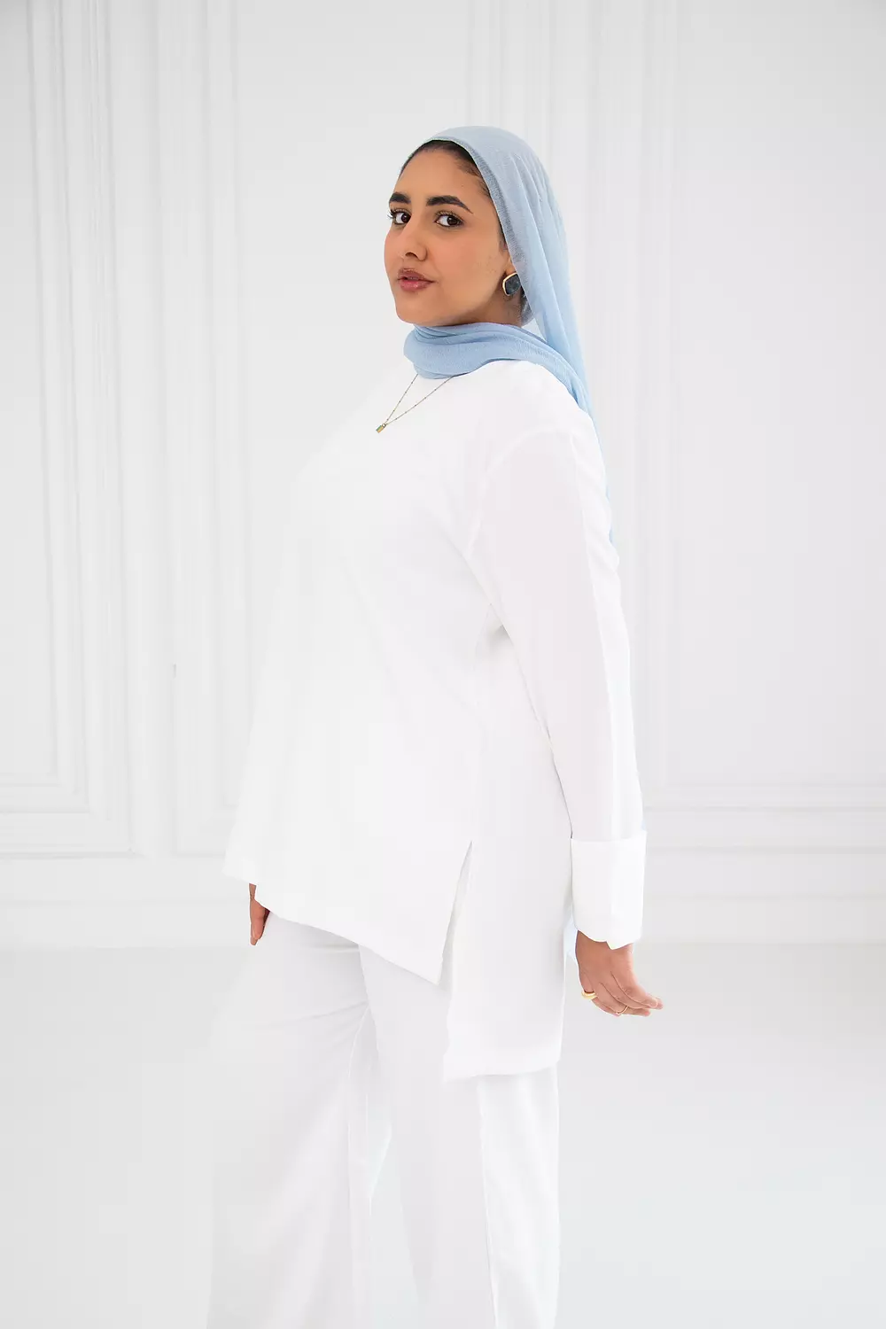 Rosa high and low blouse 5