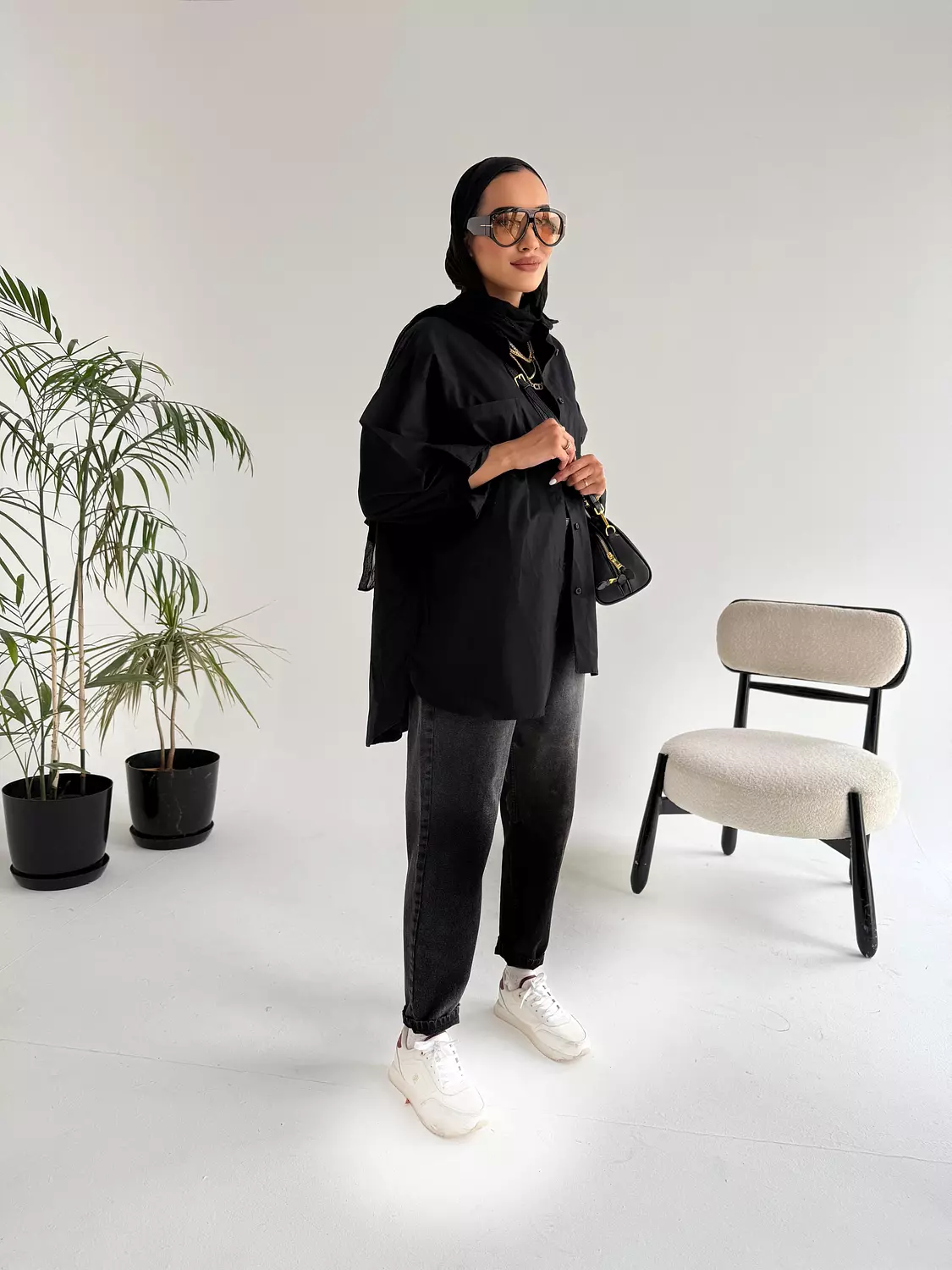 Oversized Gabardine Shirt 1