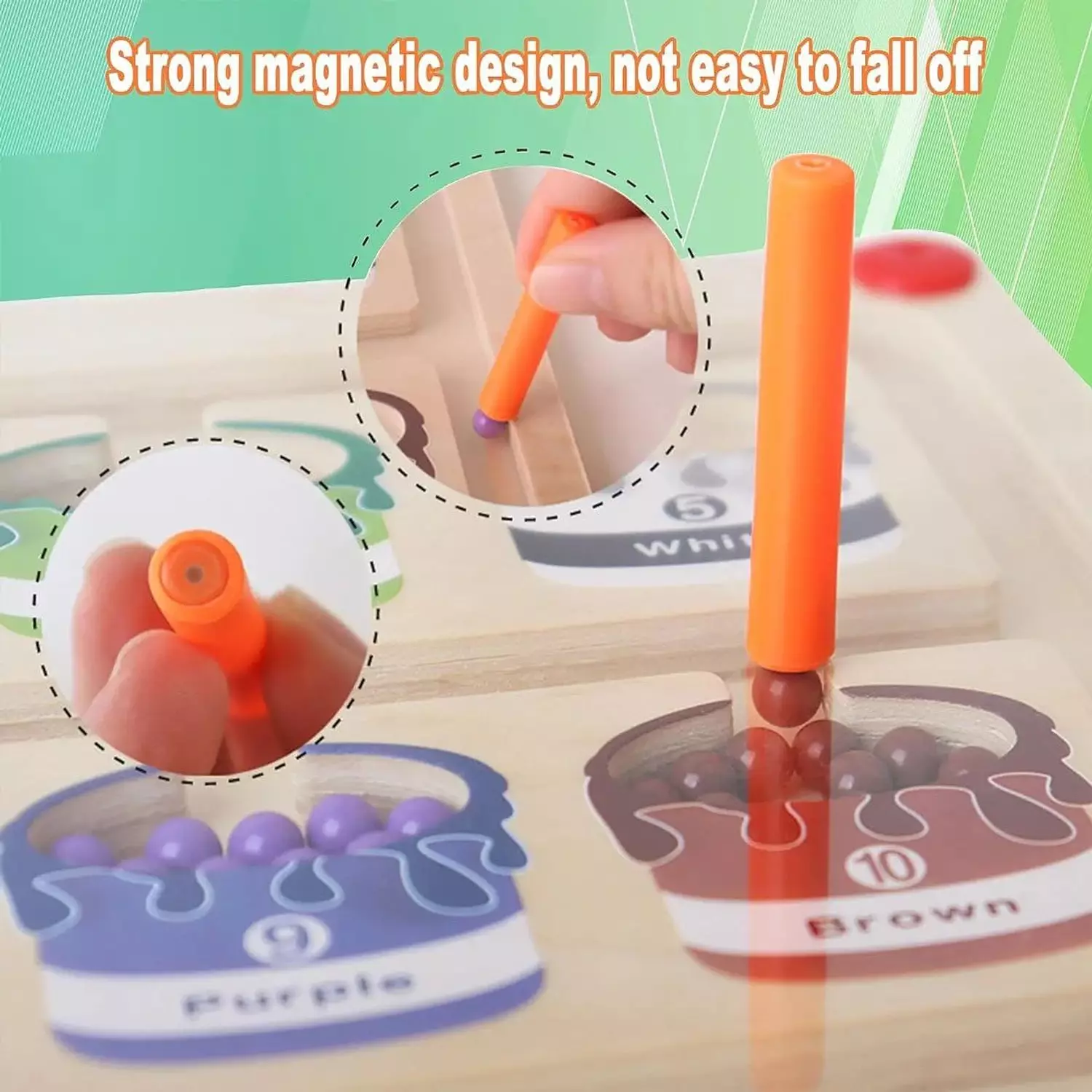 Magnetic Color Sorting Maze | Peekaboo shop
