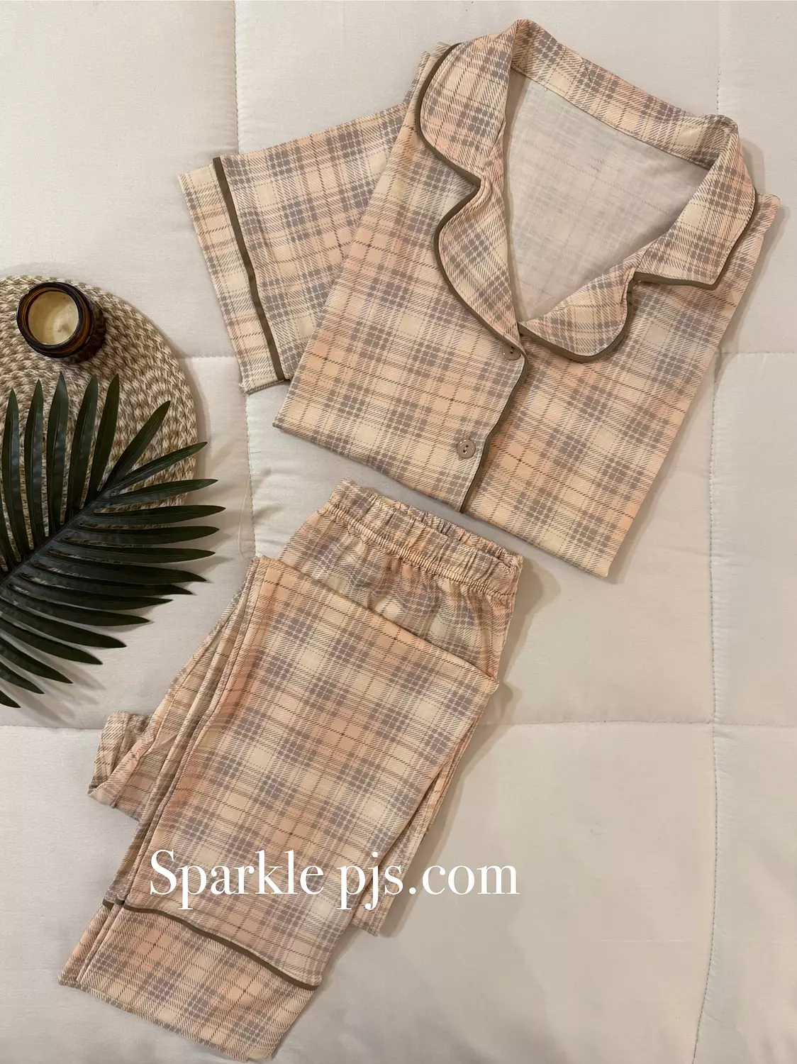 Plaid pajamas 