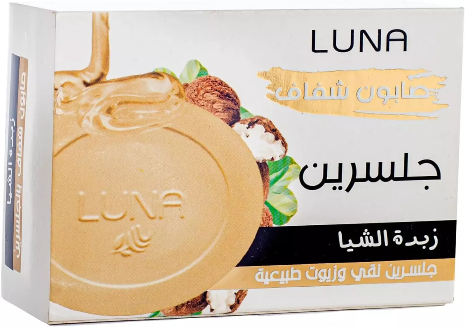 LUNA TRANSPARENT GLYCERIN SOAP-SHEABUTTER 100 GM image