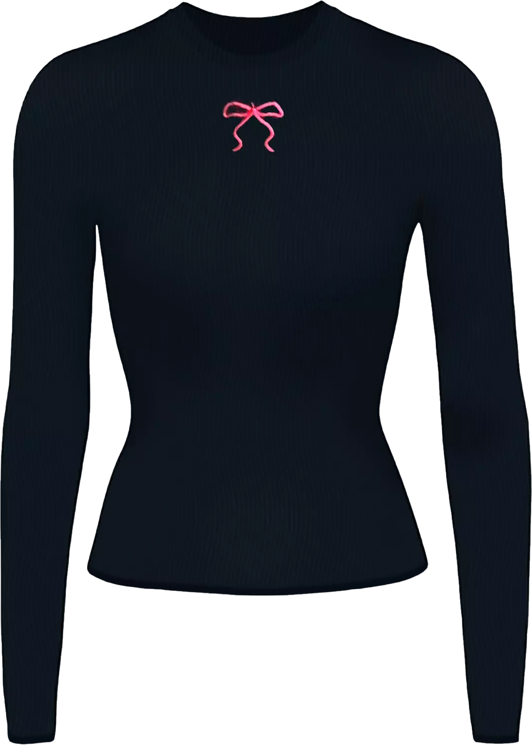 Girl Bow Tank Long Sleeves image