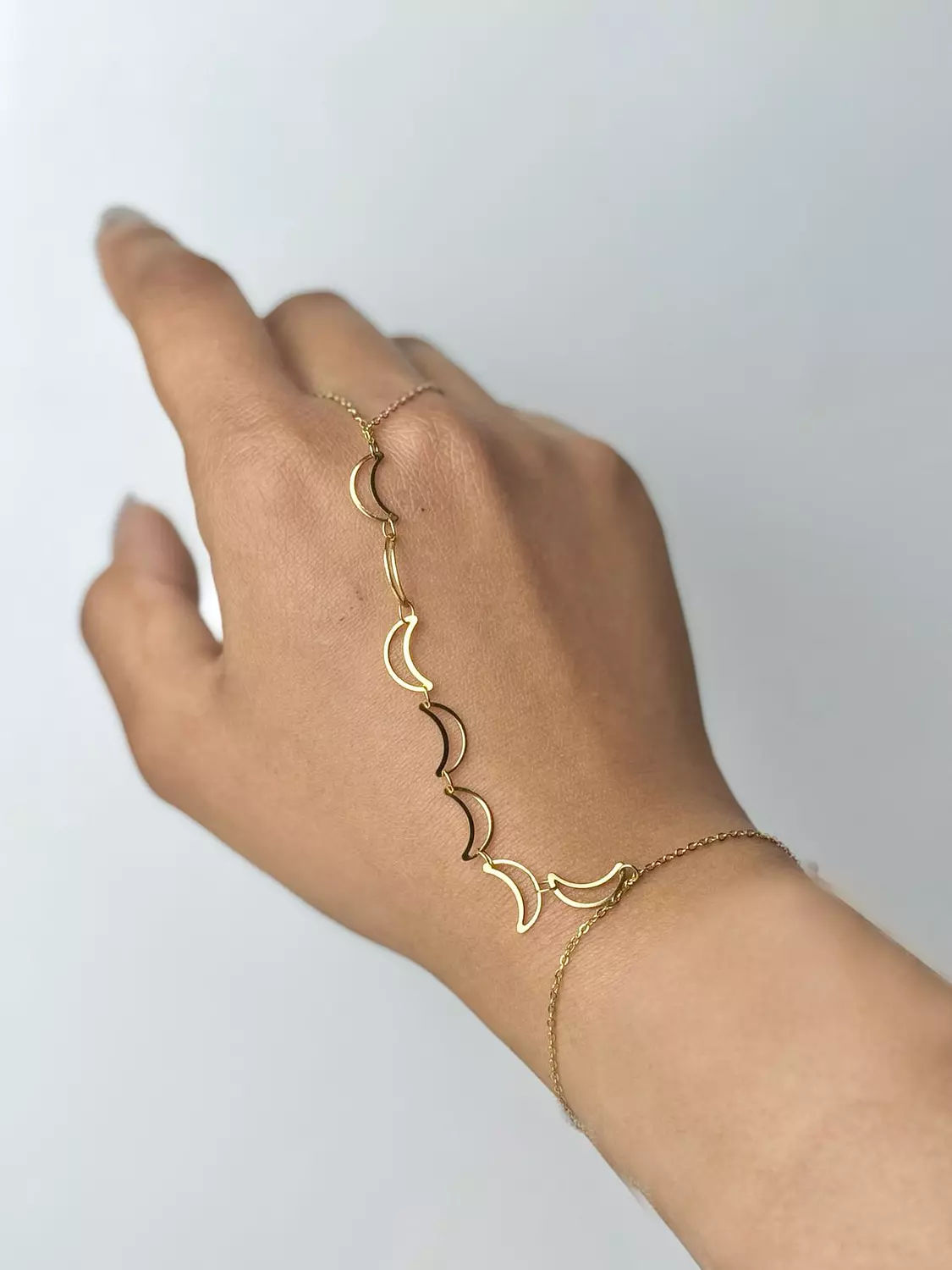 Moon Hand Chain  image