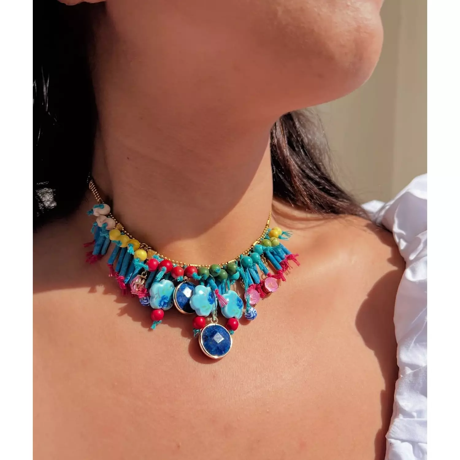Short colorful Necklace hover image