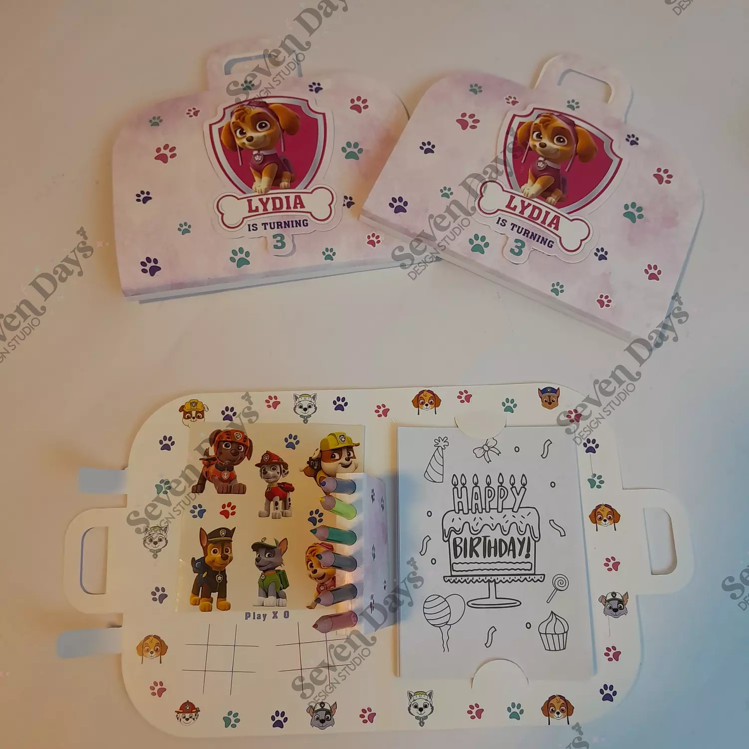 Paw Patrol Girls Coloring Set 2