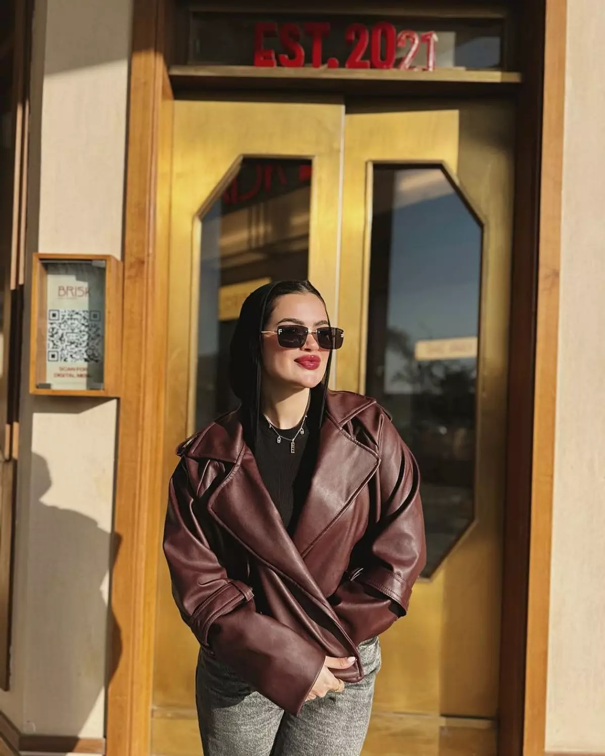 Vibe Leather Crop hover image