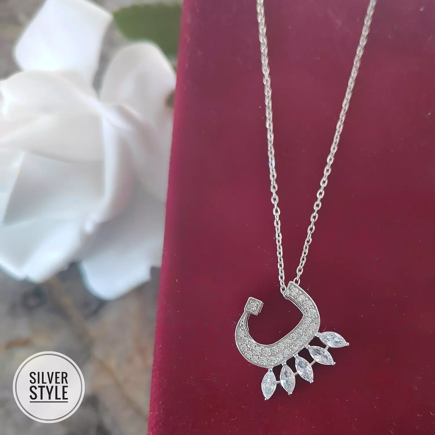 Calligraphy ن Necklace  image