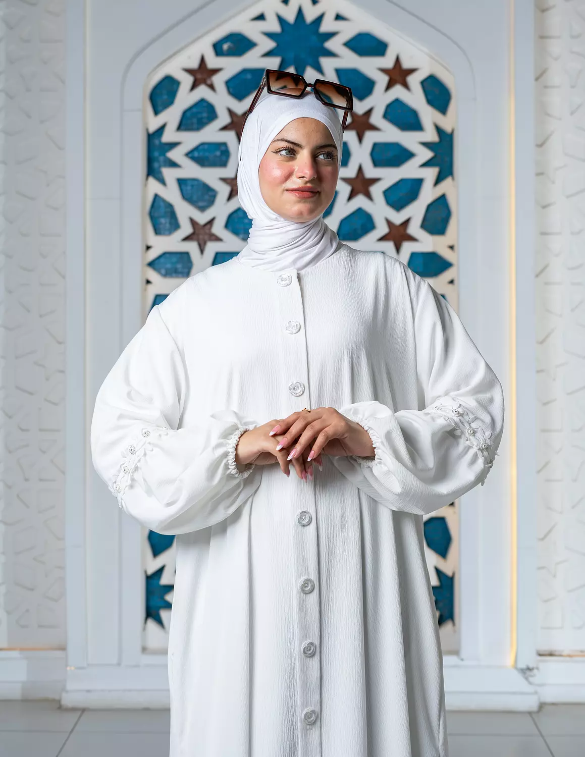 Abaya flowers capicho 2